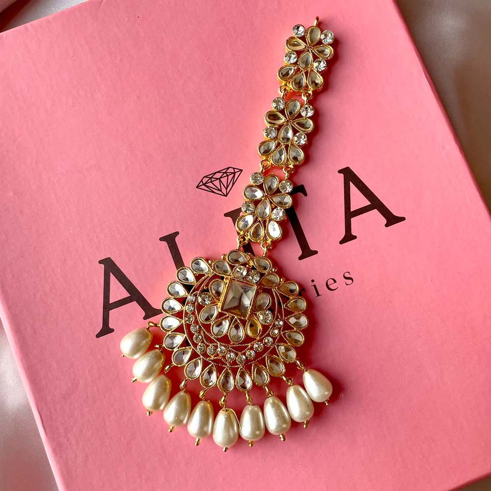 Kundan Bindiya (Pearl)