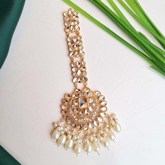 Kundan Bindiya (Pearl)